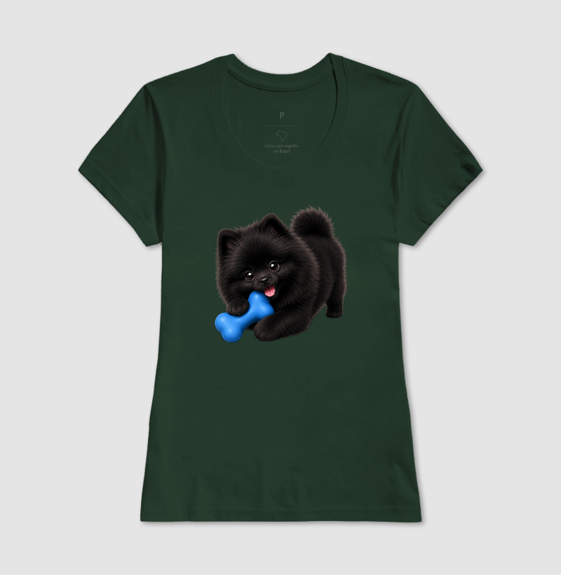 Pomerânia (Spitz Alemão) Preto - Desenho Animado - Imagem 13