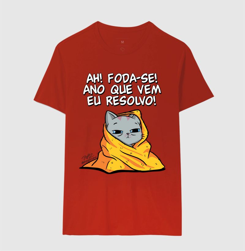 Camiseta Gato Sincero Ano que vem - Imagem 10