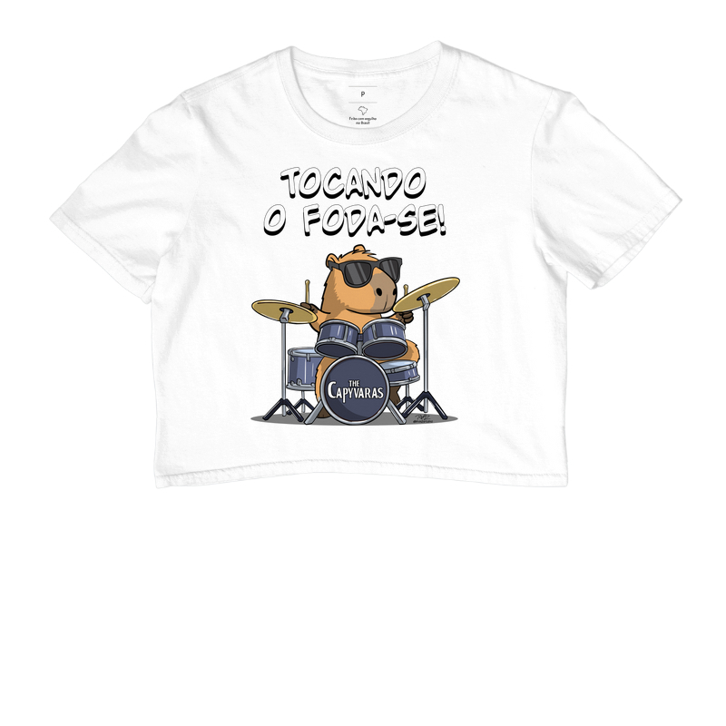 Camiseta Capivara Tocando o Foda-se - Imagem 3