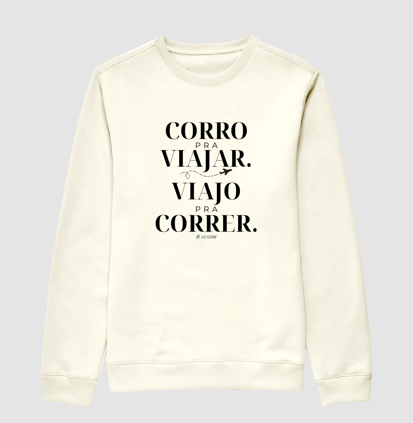 Moletom Corrida - Corro Para Viajar. Viajo Para Correr. - Imagem 2