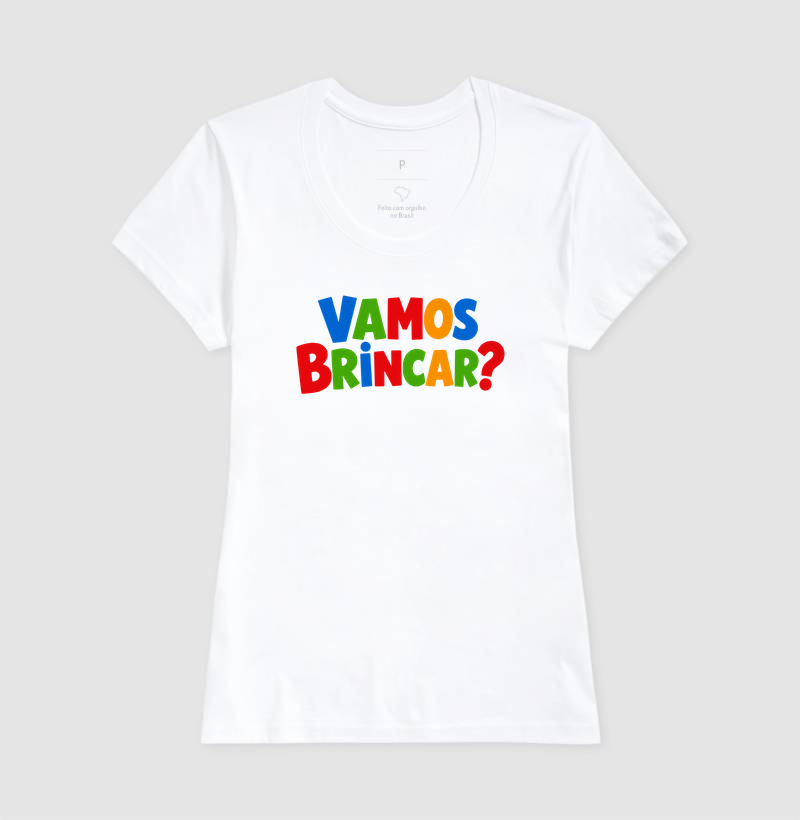 Camiseta Personalizada | Vamos Brincar  - Imagem 3