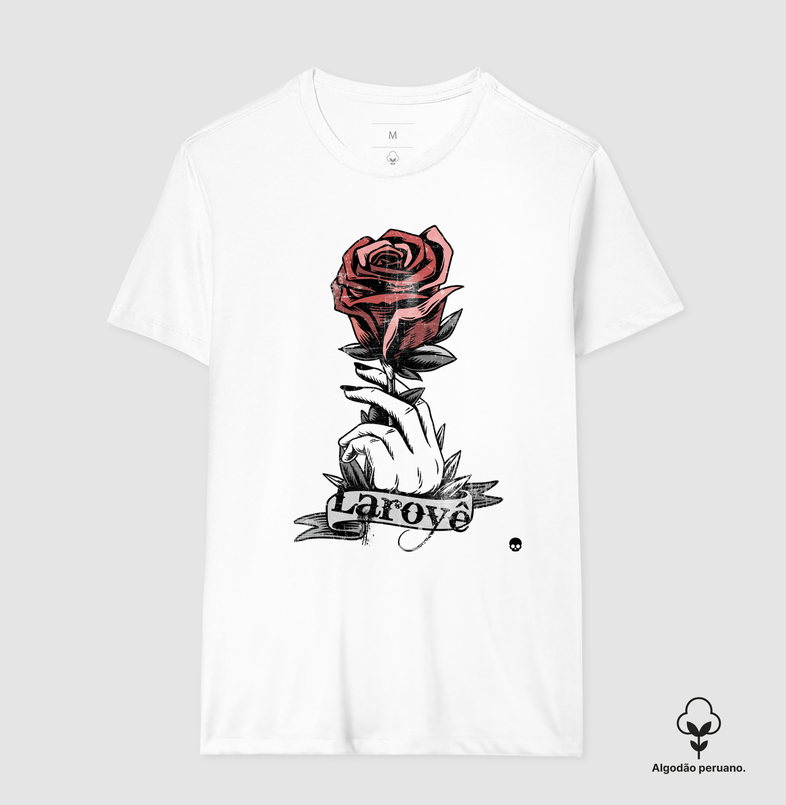 Camiseta Umbanda Laroyê Pombogira - Em Algodão Peruano - Imagem 3