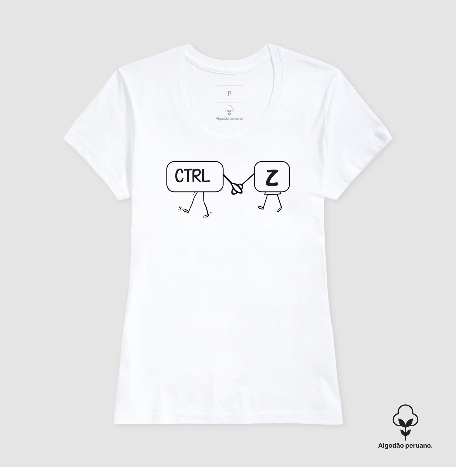 Camiseta Algodão Peruano CTRL+Z - Imagem 3