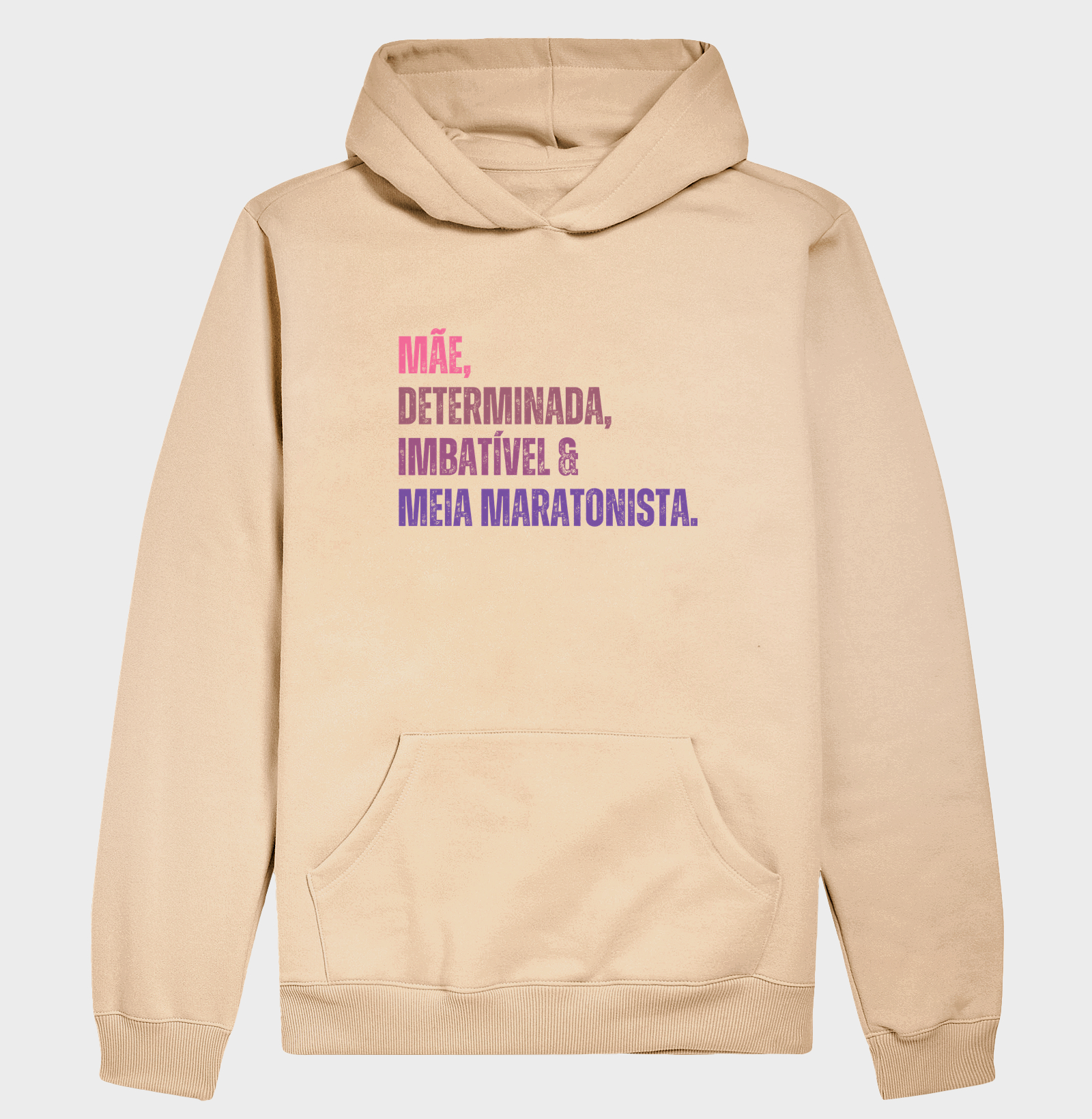 Hoodie Moletom Corrida - Mãe, Determinada, Imbatível e Meia Maratonista - Imagem 5