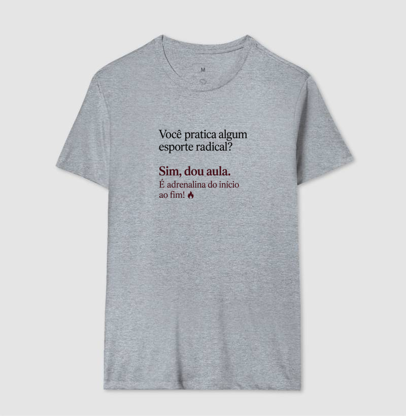 Camiseta Unissex Algodão Esporte Radical - Imagem 12