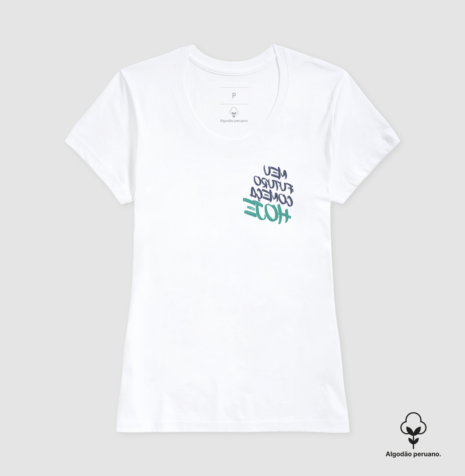 Futuro Começa Hoje - Camiseta Pima - Imagem 7