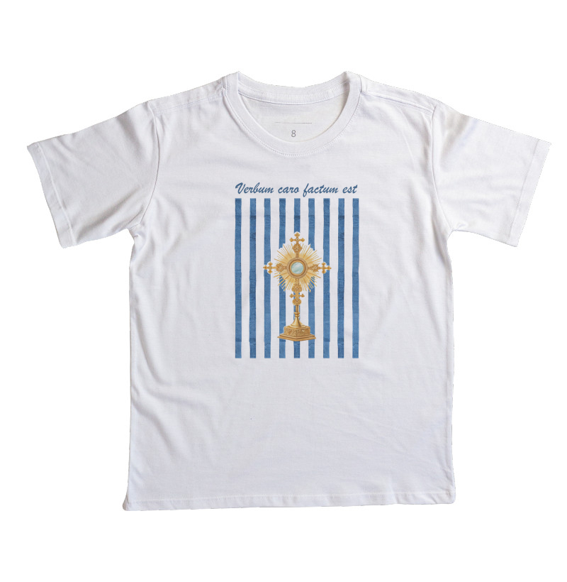 Camiseta Infantil O Verbo se Fez Carne - Imagem 4