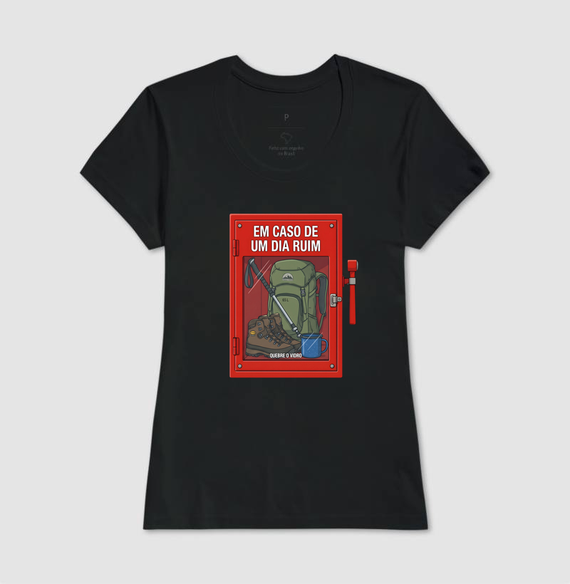 Camiseta Alma Outdoor | Em Caso de Dia Ruim Trilha - Imagem 3