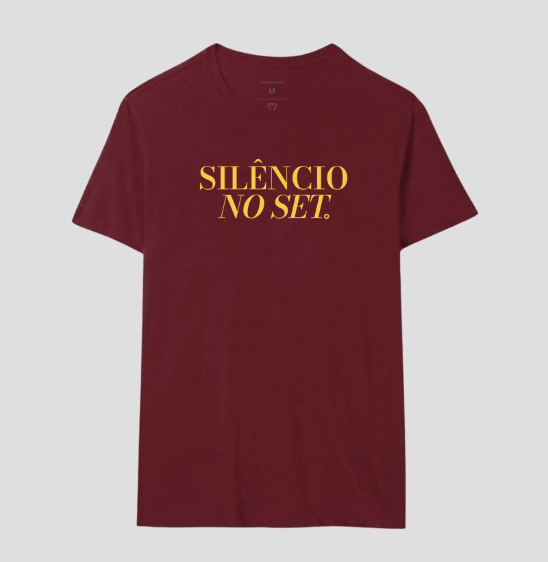 Camiseta Silêncio no Set - Imagem 8