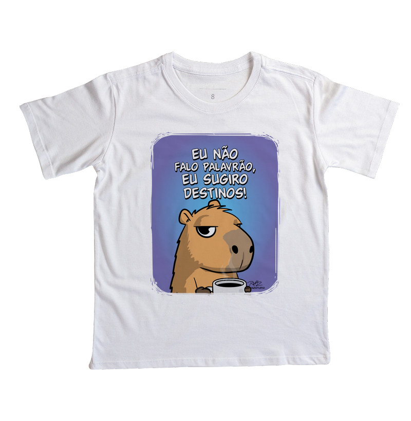 Camiseta Capivara Sugiro Destinos - Imagem 2
