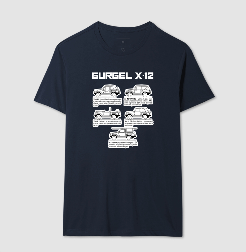 Camiseta Gurgel X-12 II | Escura | AMMAR - Imagem 4