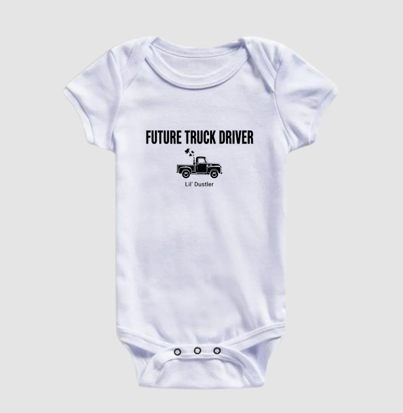 Country Future Truck Driver Lil’ Dustler 100% Algodão - Imagem 4