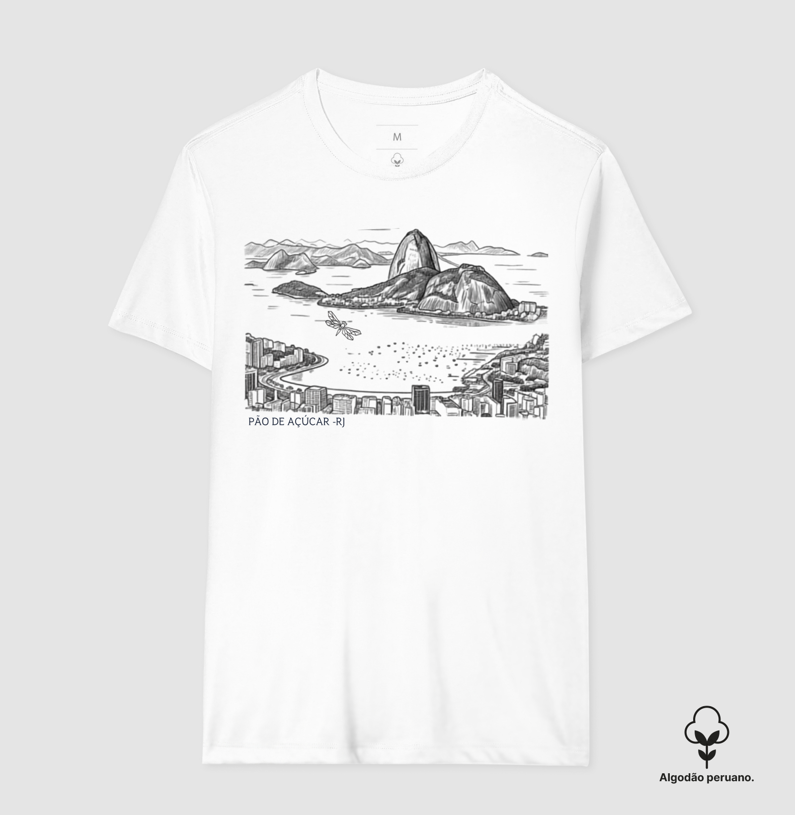 Camiseta Algodão Peruano Rio de Janeiro - Imagem 7