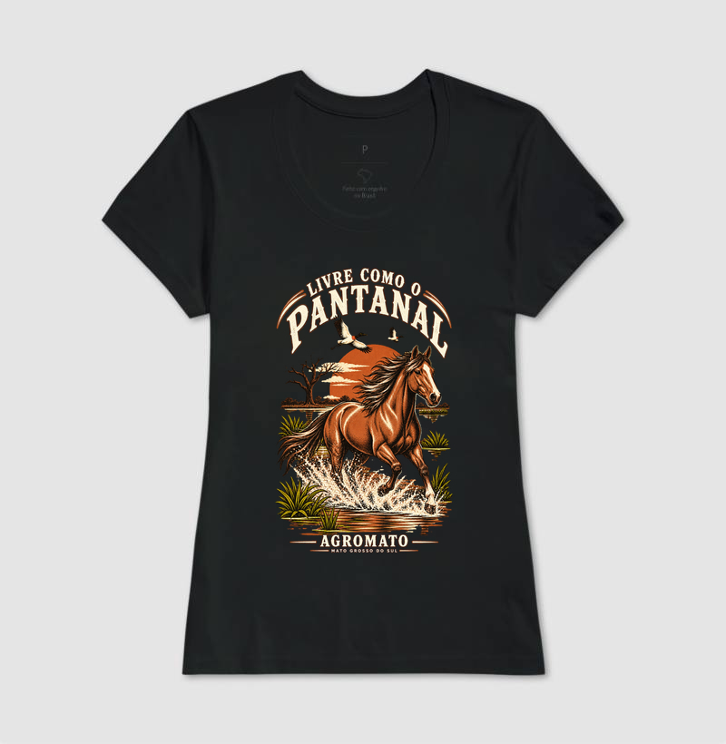 Camiseta Livre como o Pantanal - Imagem 5
