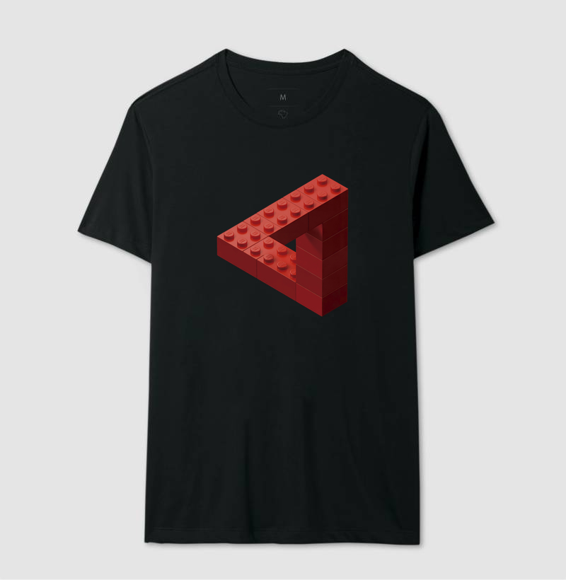 Camiseta Ilusão de Blocos - Imagem 2