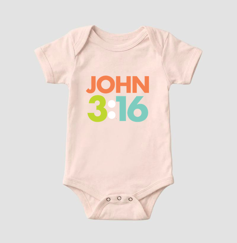Body Infantil John 3:16 - Imagem 4