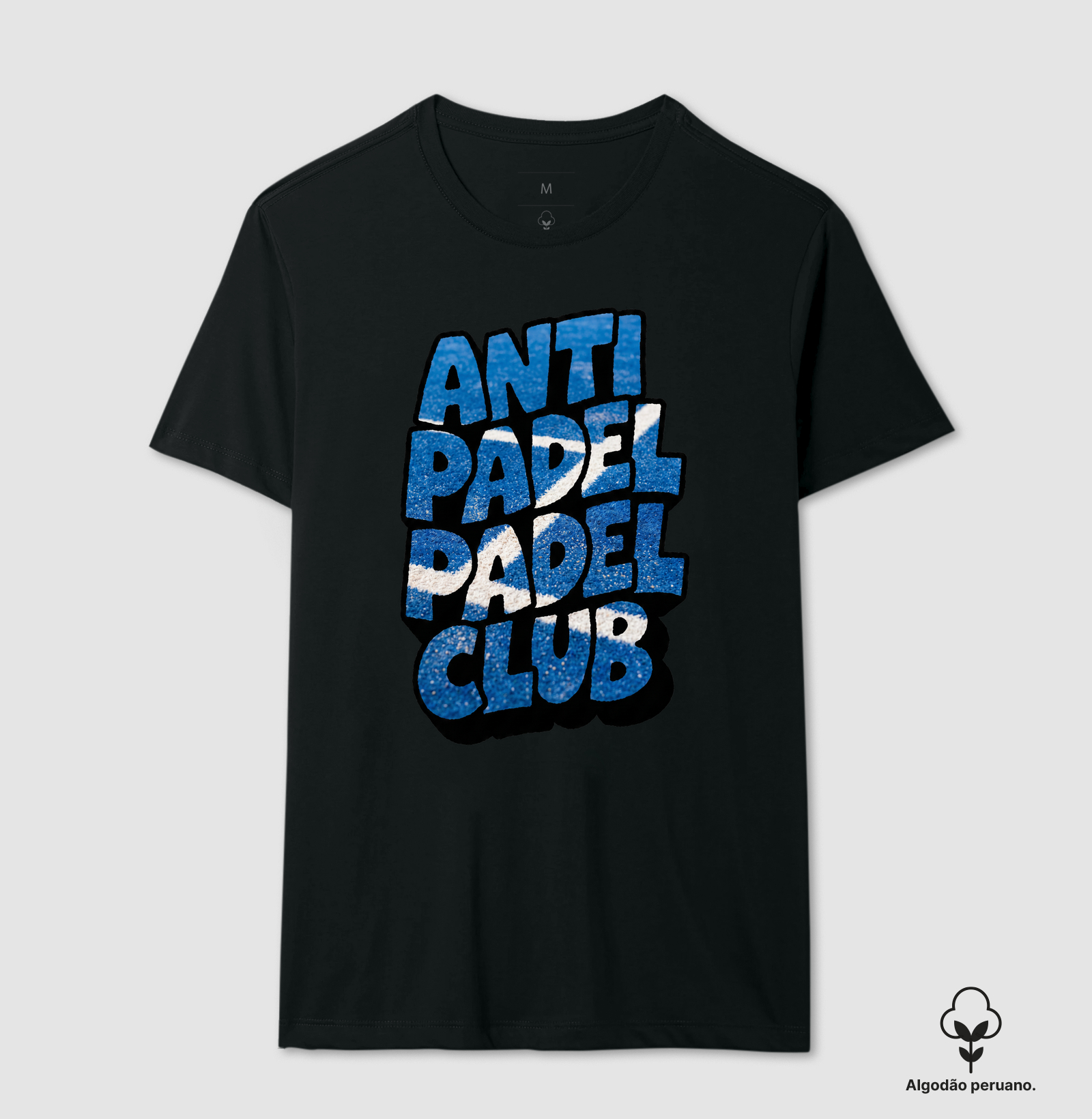 Camiseta Anti Padel Padel Club Quadra Azul - Imagem 5