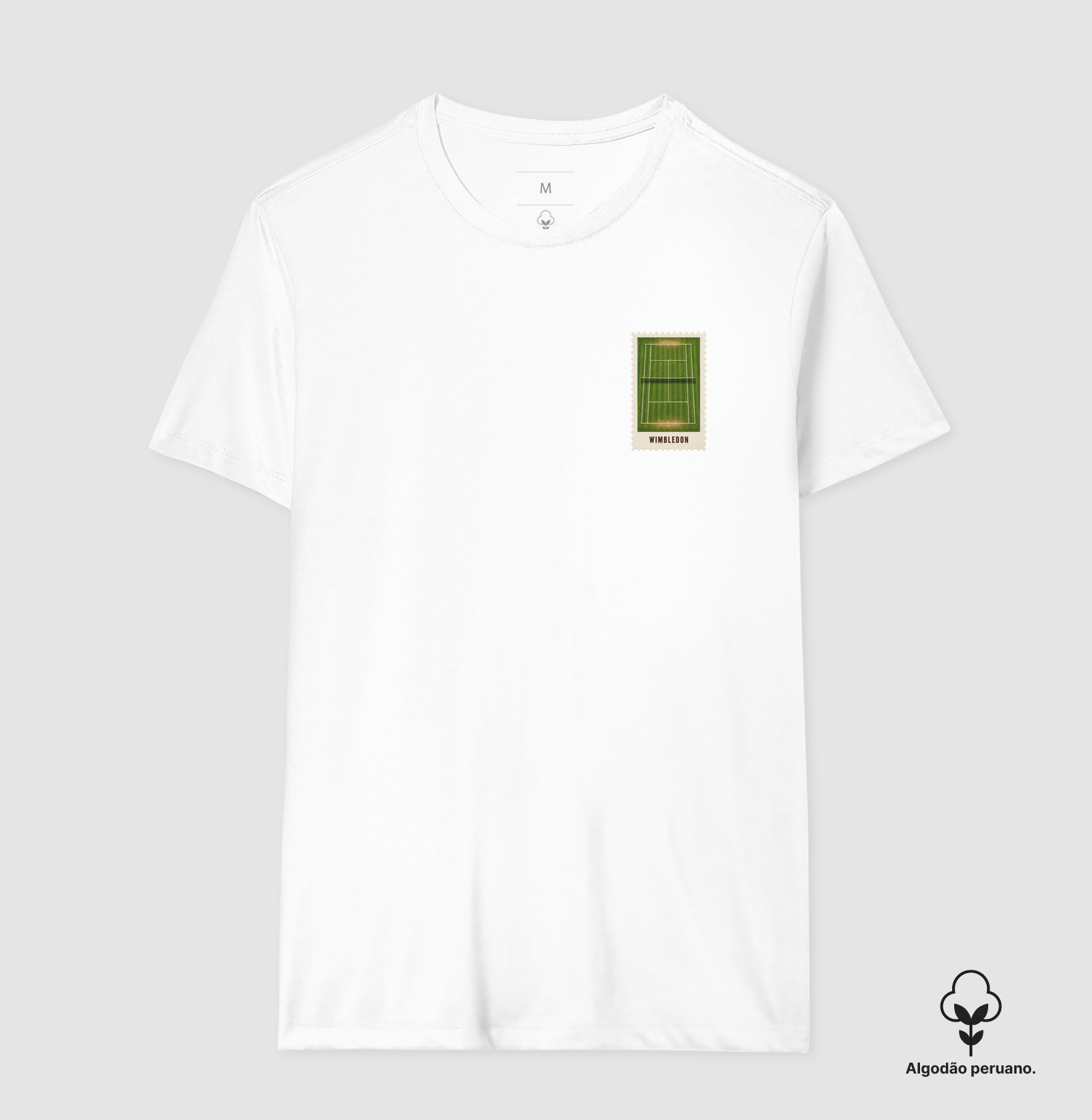 Camiseta Peruano Selo Wimbledon (masculino e feminino) - Imagem 8