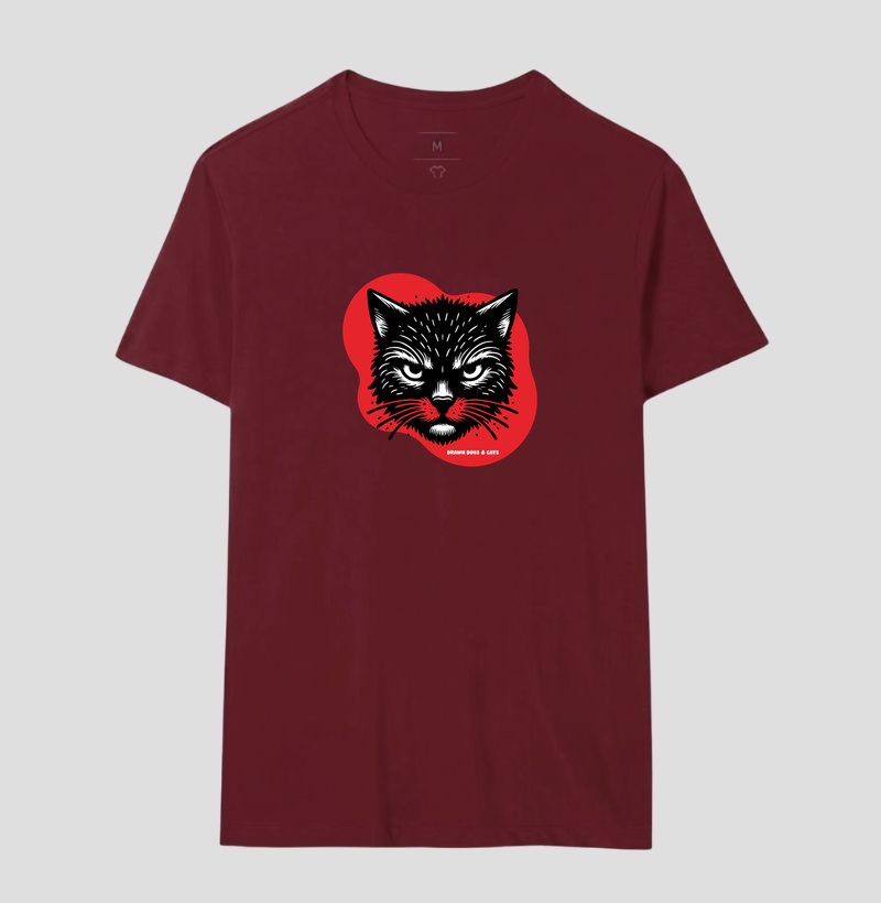 Gato preto e fundo vermelho - Imagem 17