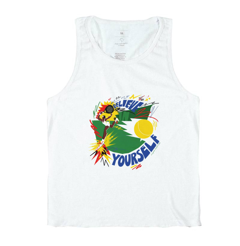 Camiseta Padel Believe In Yourself Retrô - Imagem 2