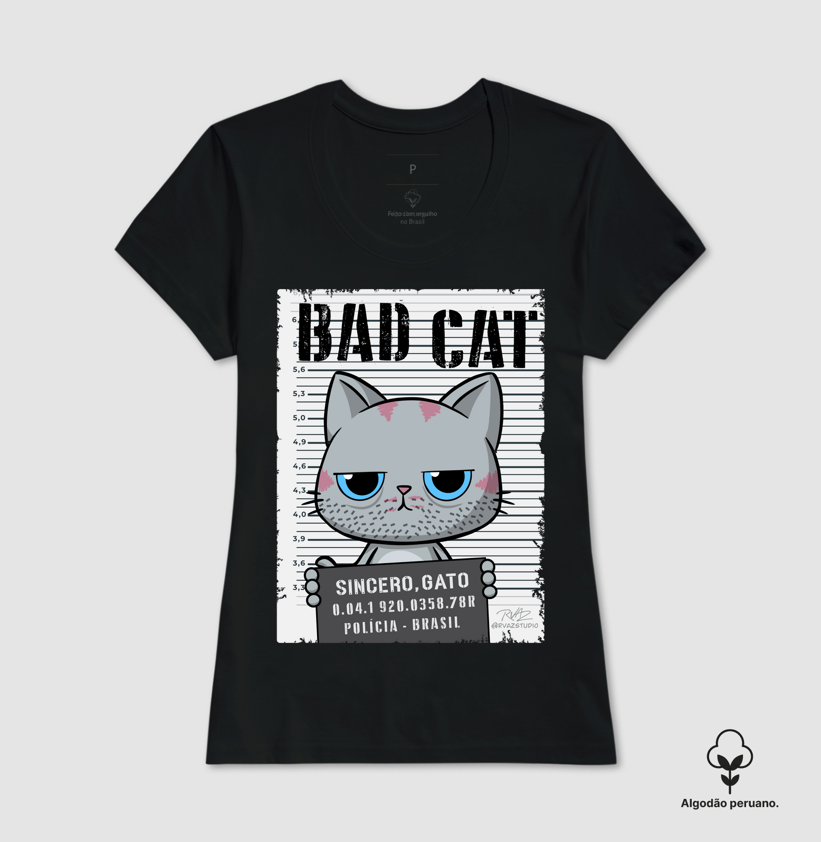 Camiseta Bad Cat - Imagem 3