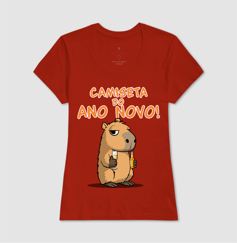 Camiseta Capivara Ano Novo - Imagem 11