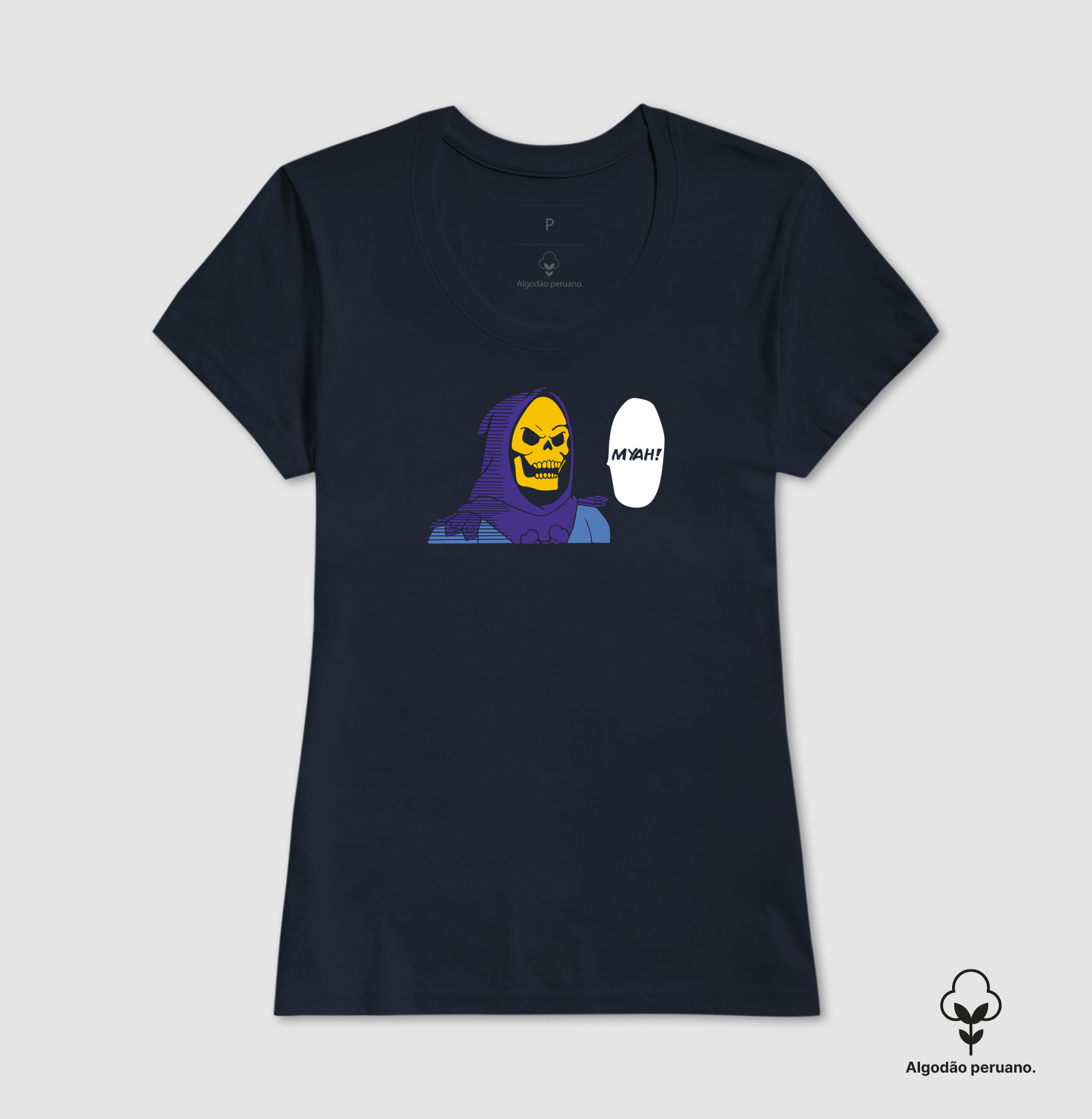 Camiseta One Punch Master Skeletor Algodão Peruano - Imagem 5