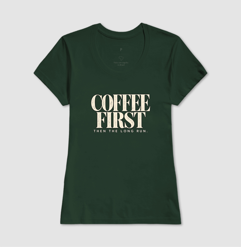 Camiseta Corrida - Coffee First Then The Long Run - Imagem 11