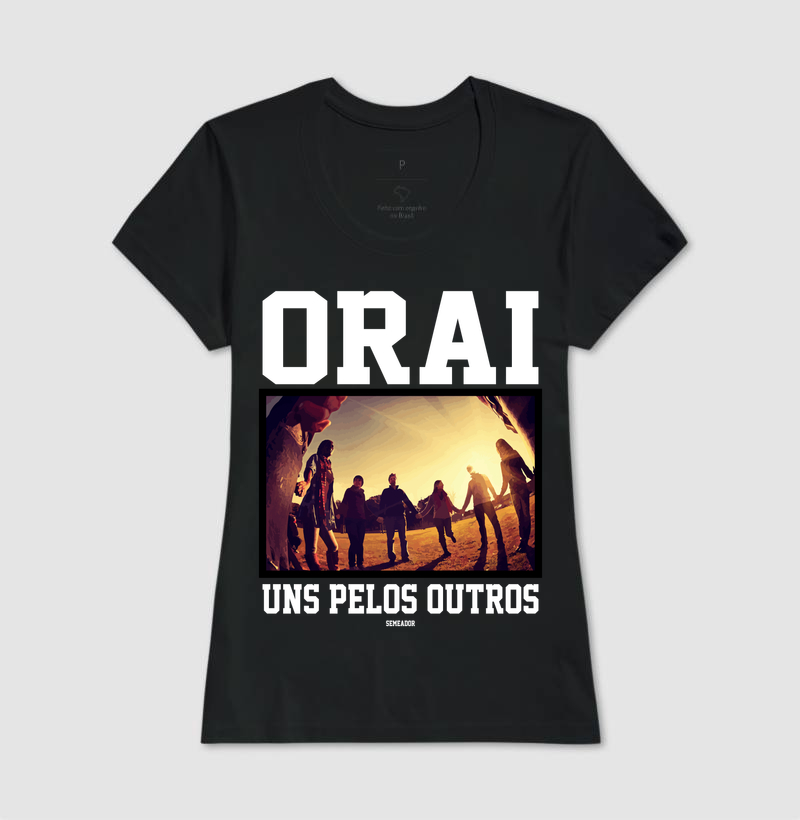 Camiseta Cristã Orai Uns Pelos Outros - Imagem 3