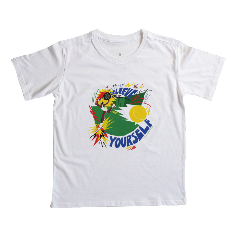 Camiseta Padel Believe In Yourself Retrô - Imagem 2