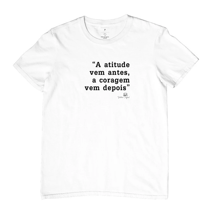 Camiseta Atitude e Coragem - Imagem 4
