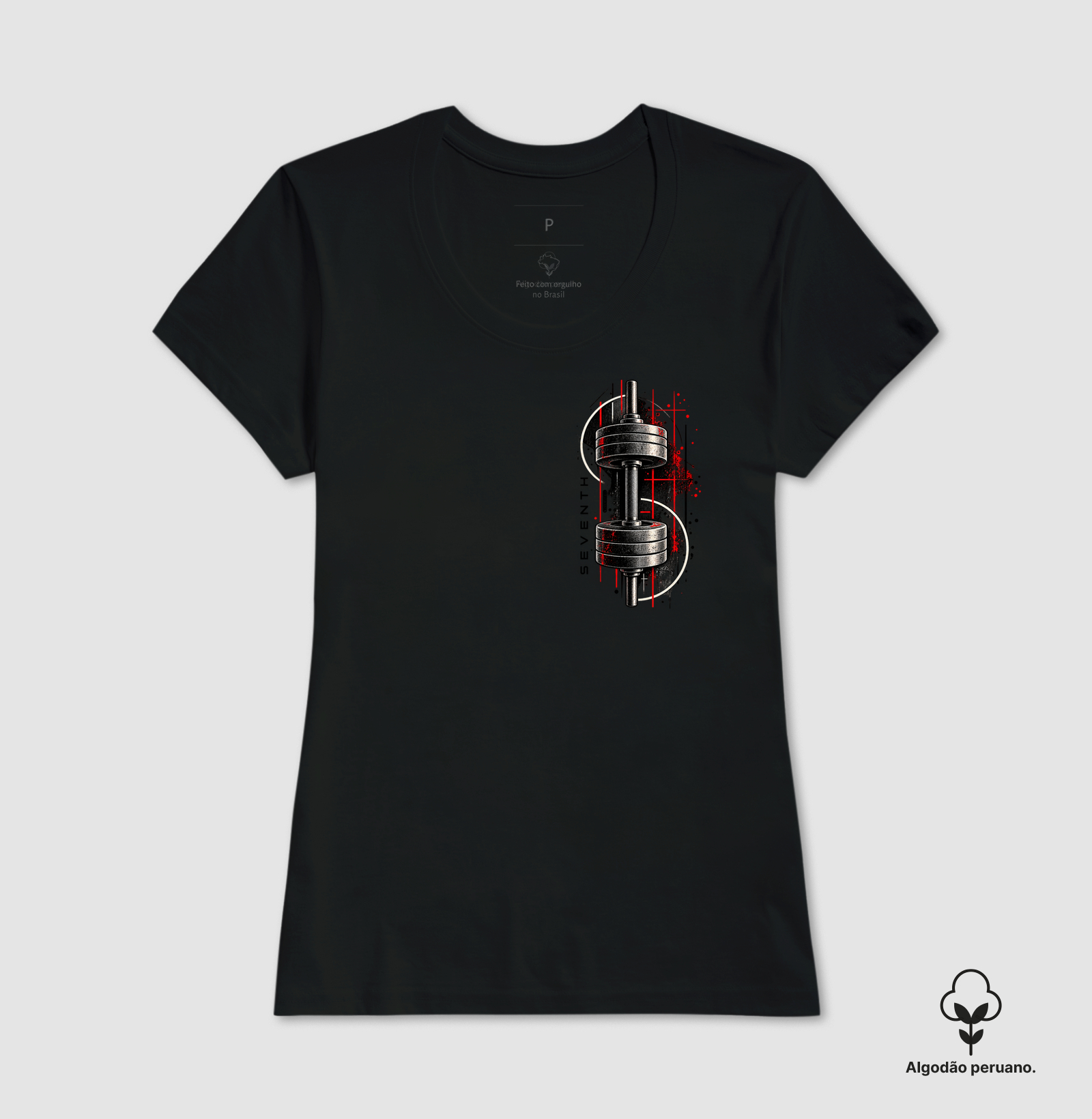 Camiseta Algodão Peruano — Halter Vertical | SEVENTH - Imagem 7