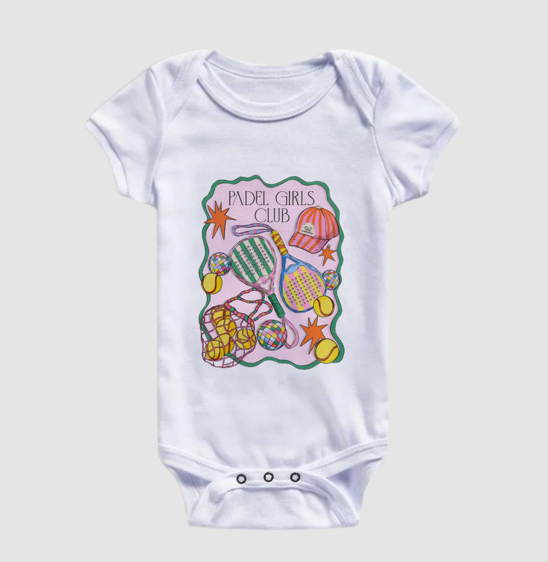 Camiseta Feminina Padel Girls Club Retrô - Imagem 3
