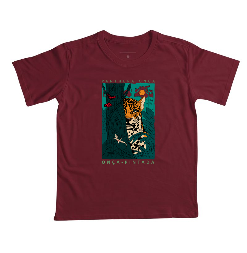Camiseta Infantil Onça-pintada - Imagem 4