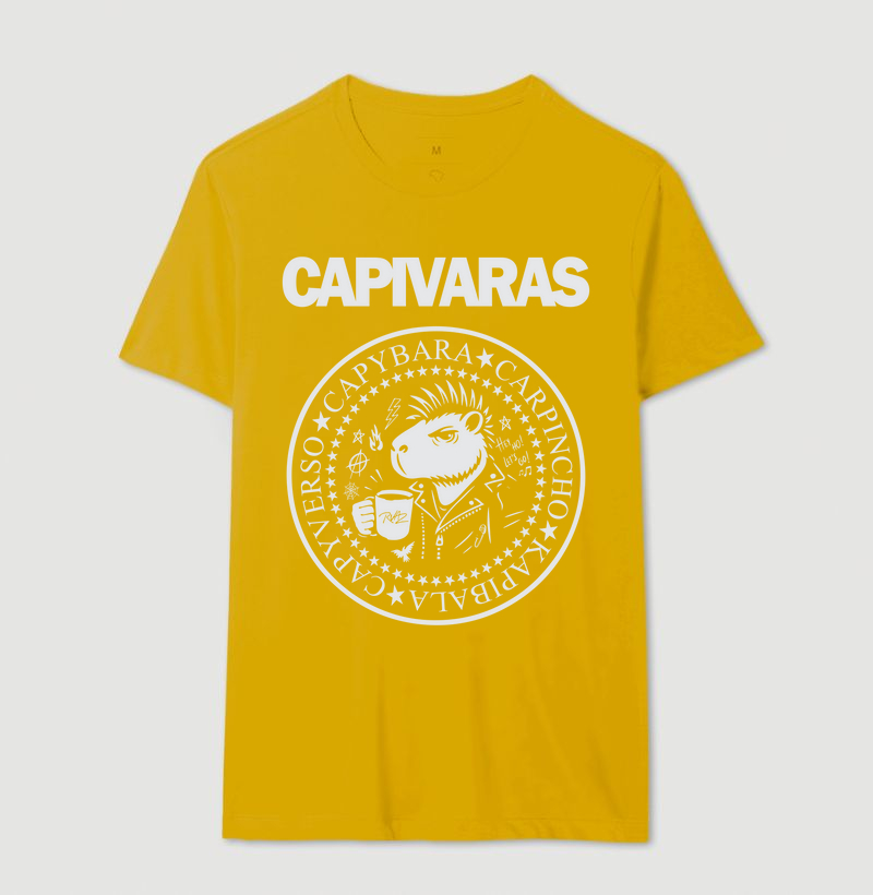 Camiseta Capivara Punk Rock - Imagem 12
