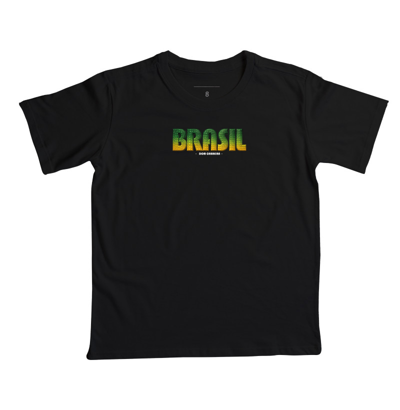 Camiseta Infantil BRASIL Unissex - Imagem 4
