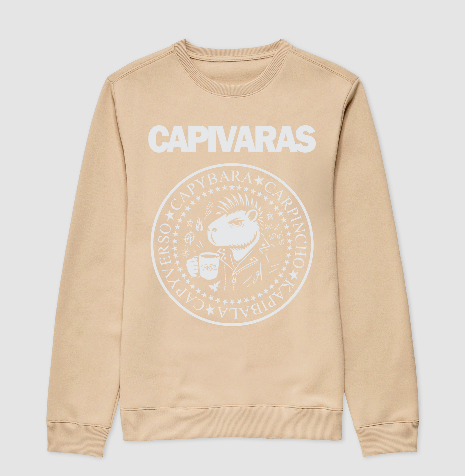 Camiseta Capivara Punk Rock - Imagem 3