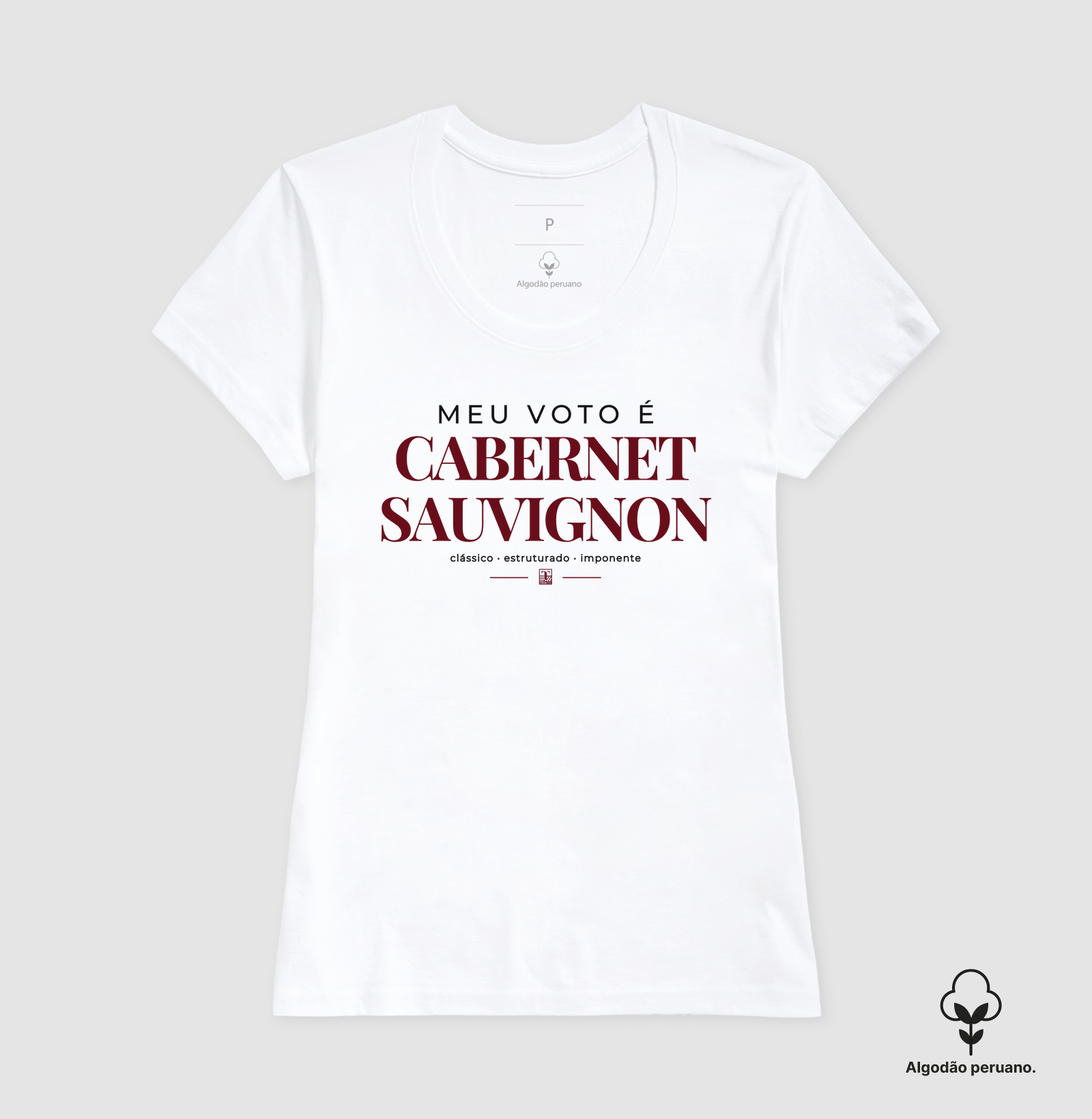Camiseta “Meu Voto é Cabernet Sauvignon” – Wine Premium - Imagem 6