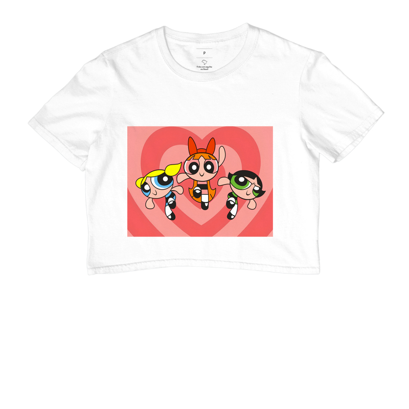 Camisa das meninas Super Poderosas - Imagem 3
