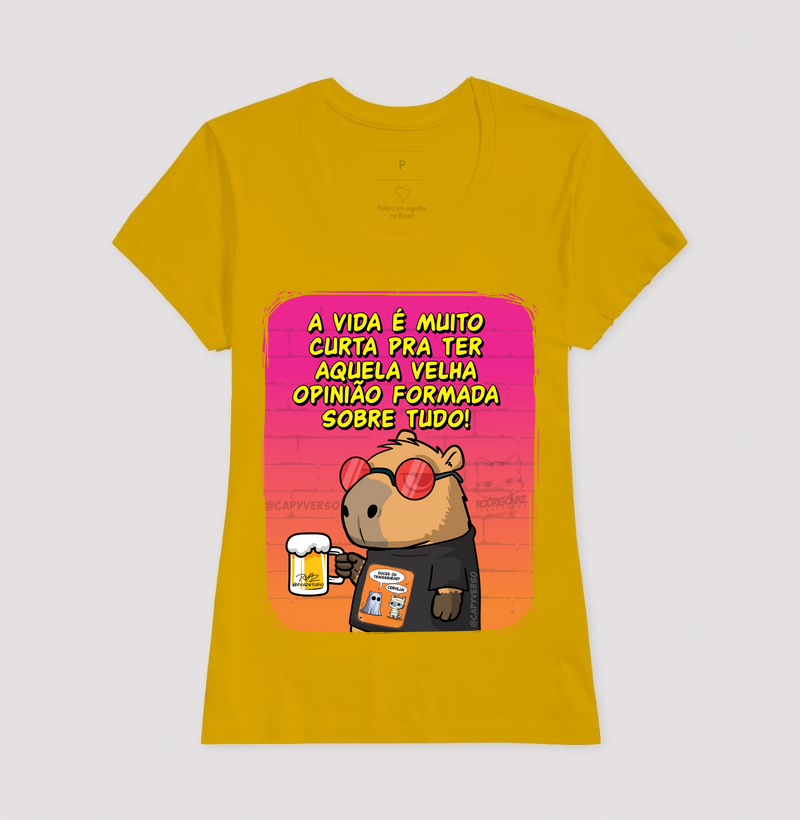 Camiseta Capivara Opinião - Imagem 15