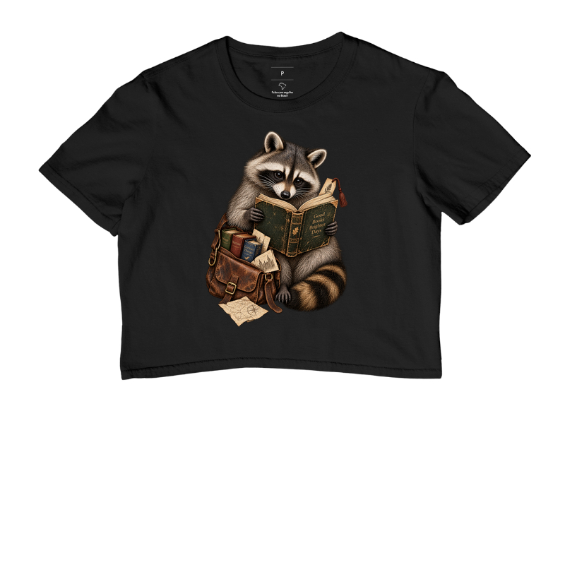 Camiseta Guaxinim Leitor - Imagem 2