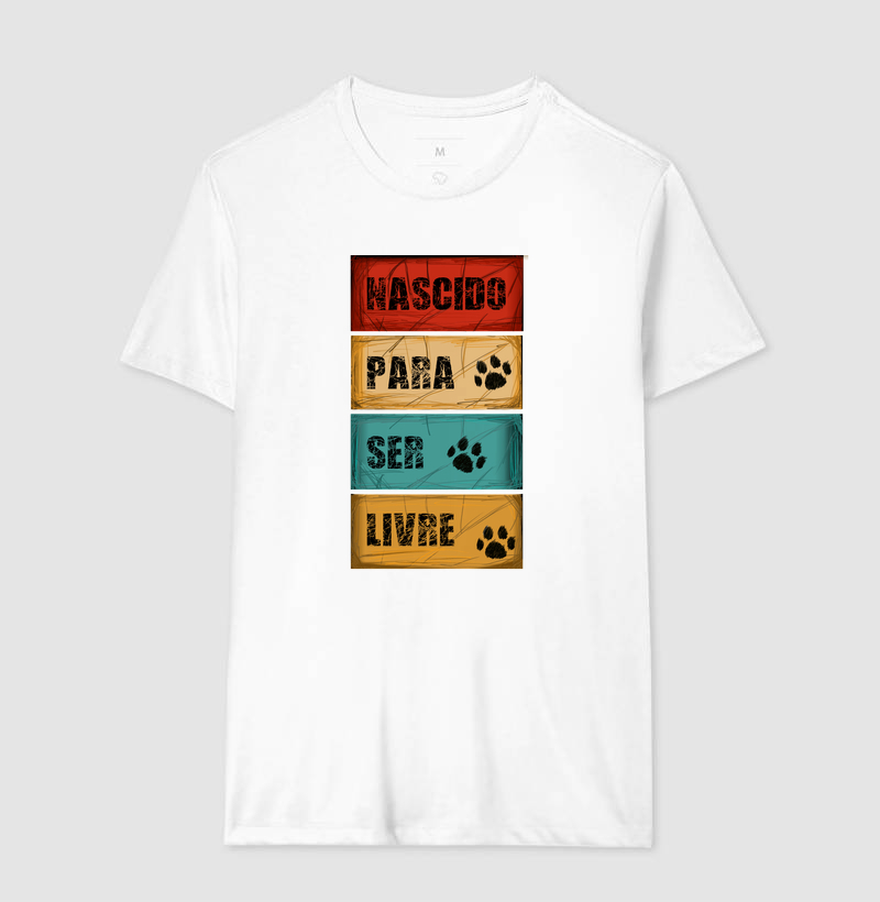 Camiseta Nascido para Ser Livre - Imagem 7