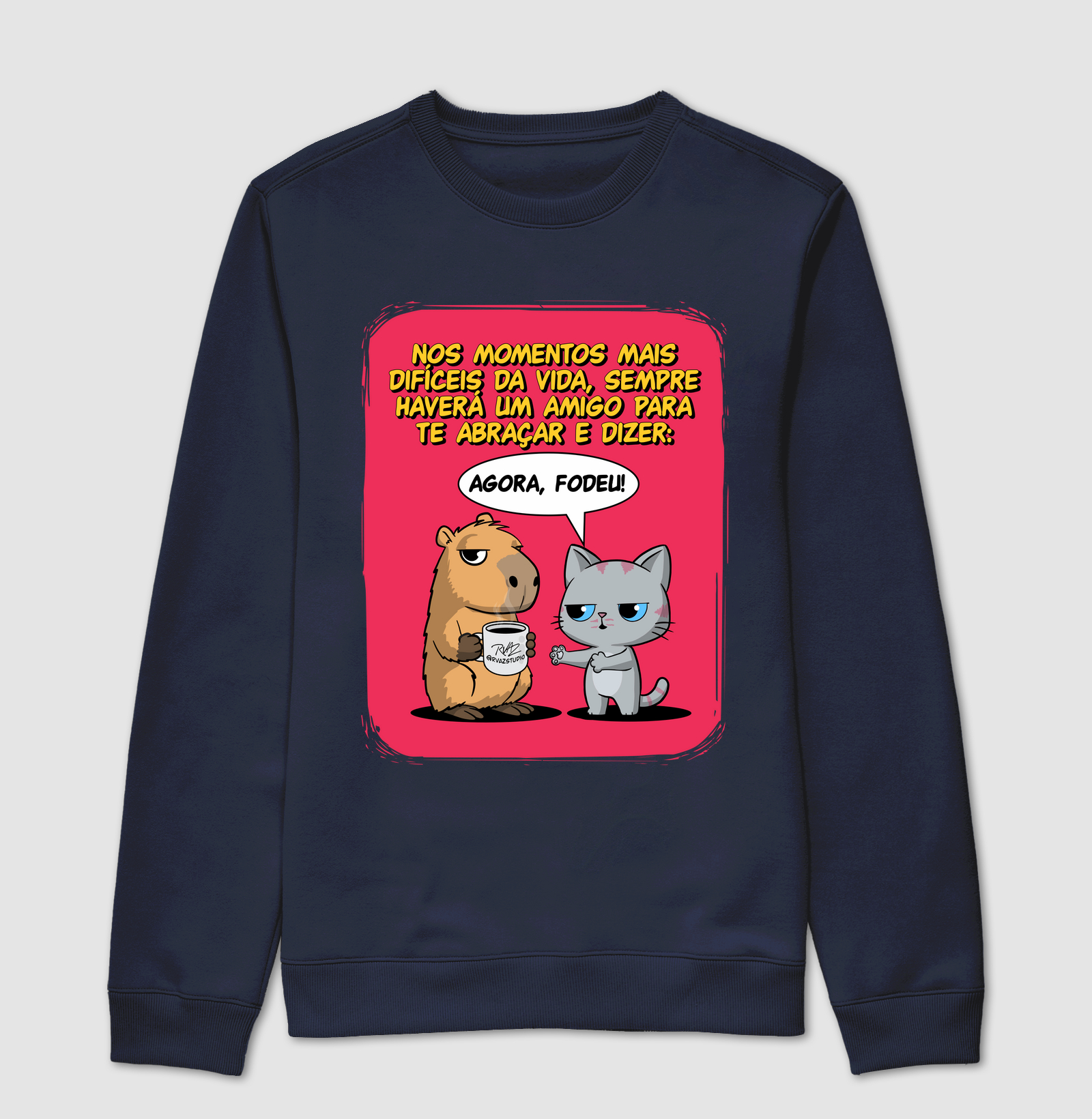 Camiseta Capivara e Gato Amigos - Imagem 5