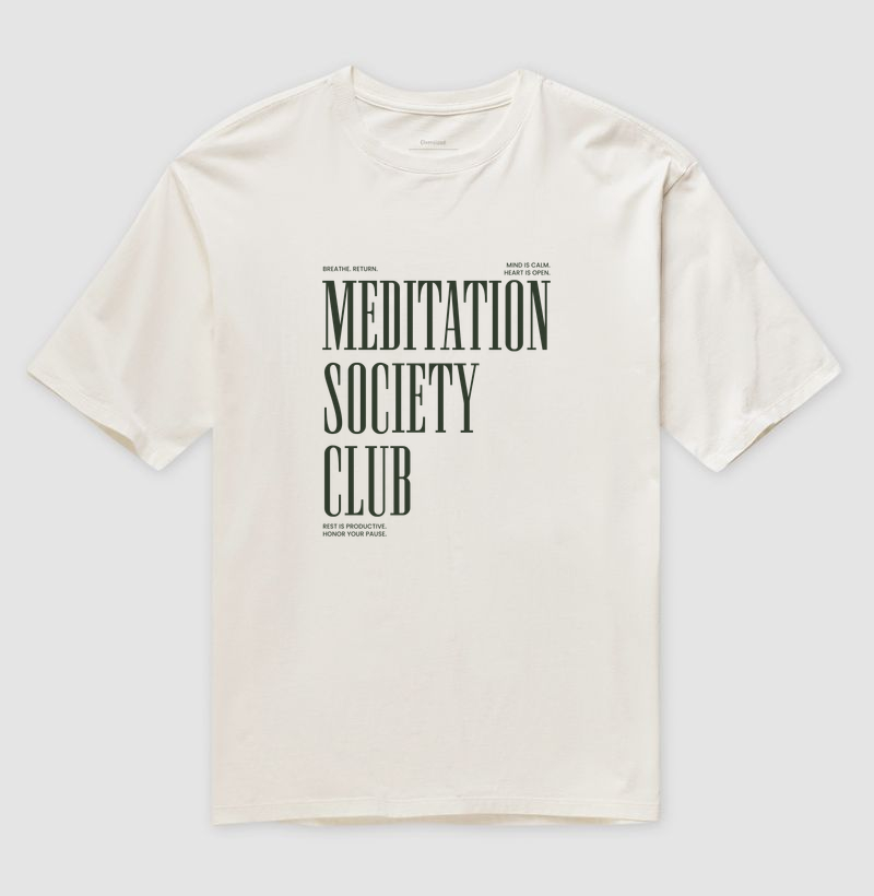 Oversized - Meditation Society Club - Imagem 3