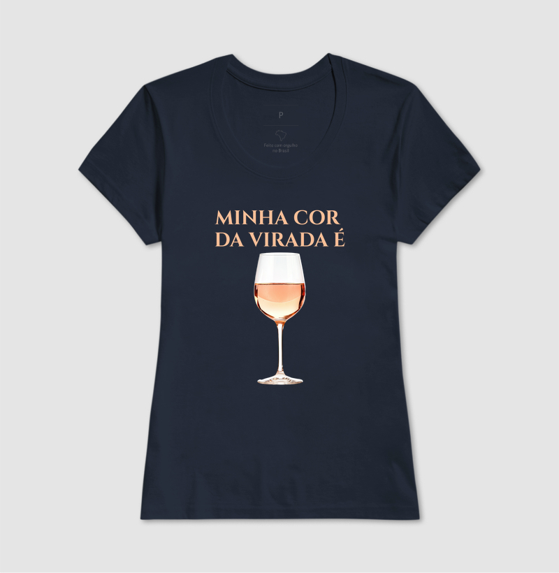 Camiseta Cor da Virada – Rosé - Imagem 7