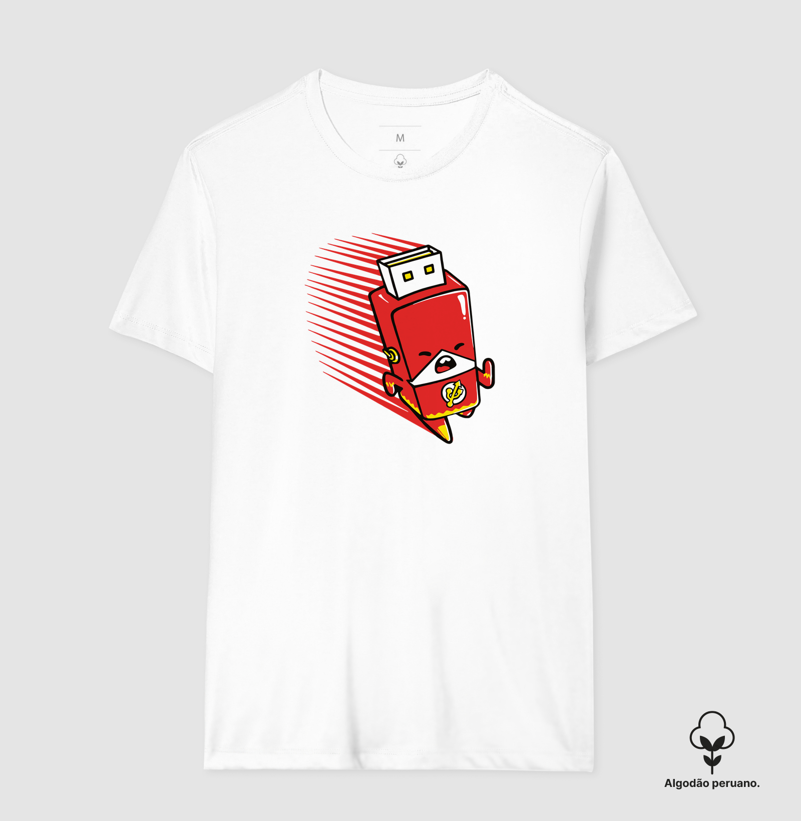 Camiseta Algodão Peruano Flash-Drive - Imagem 7