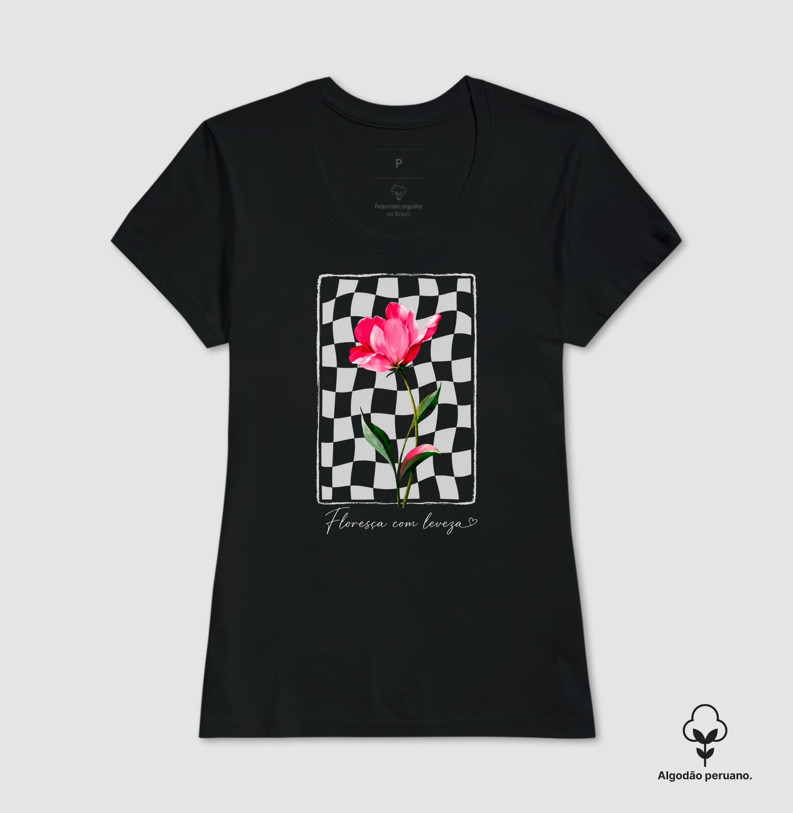 Camiseta Floresça com Leveza - Imagem 4