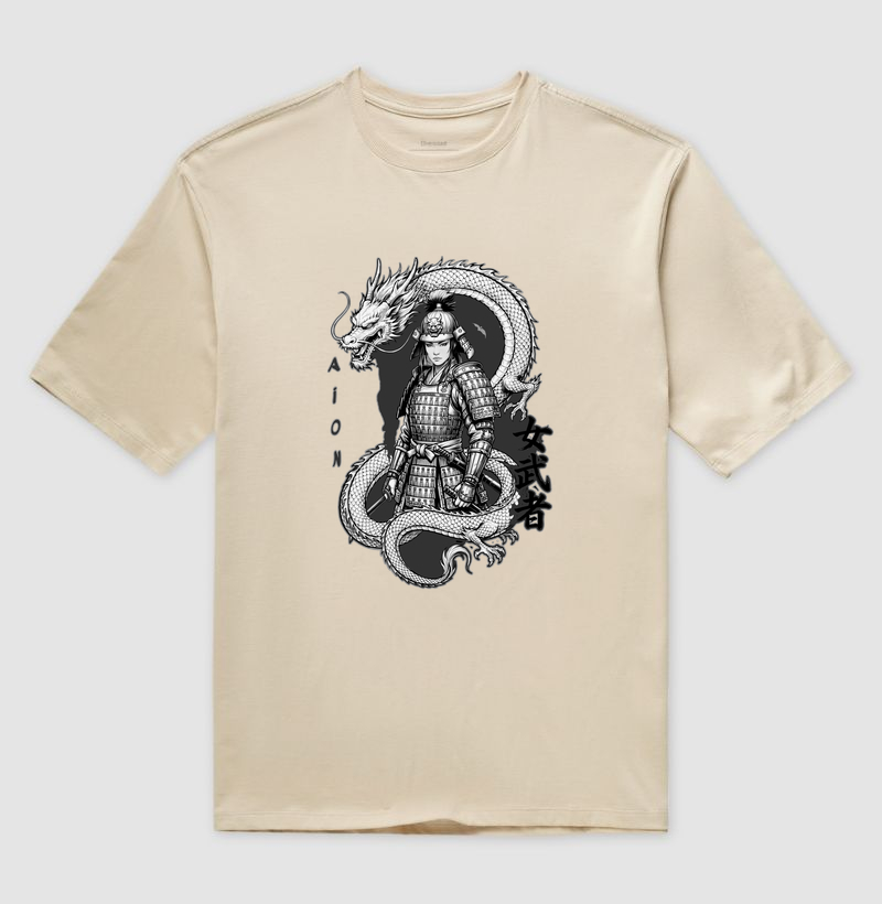 Camiseta Oversized Onna-bugeisha | Gizé — Aion Abstract - Imagem 3