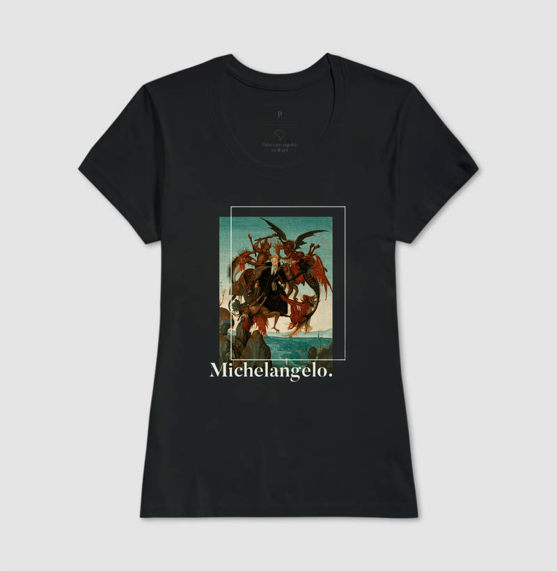 Camiseta Michelangelo Demônios  - Imagem 3
