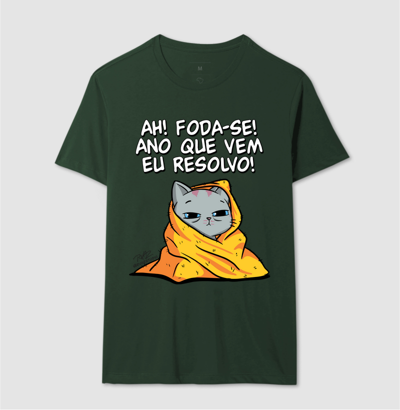 Camiseta Gato Sincero Ano que vem - Imagem 12